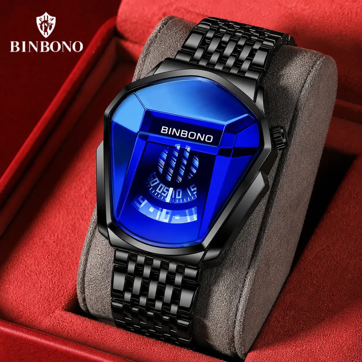 Snake Dial BINBOND সম্পূর্ণ কালো