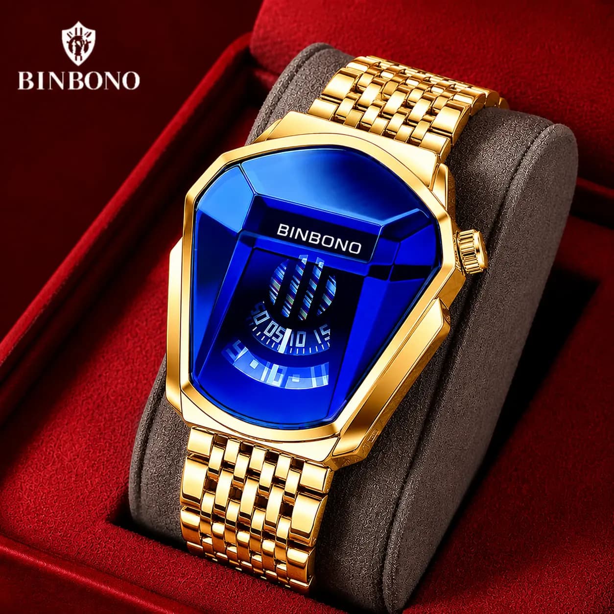 Snake Dial BINBOND সোনালী